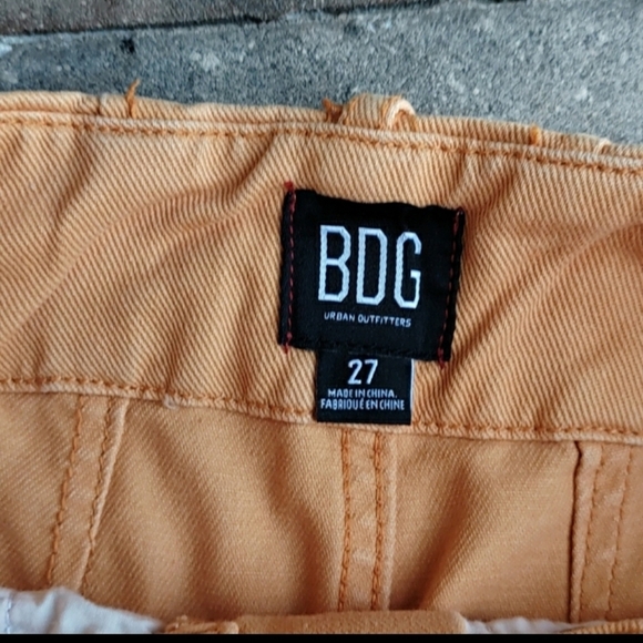 🦋 Urban Outfitters BDG Peach Orange Jeans Size 27 - Picture 3 of 7
